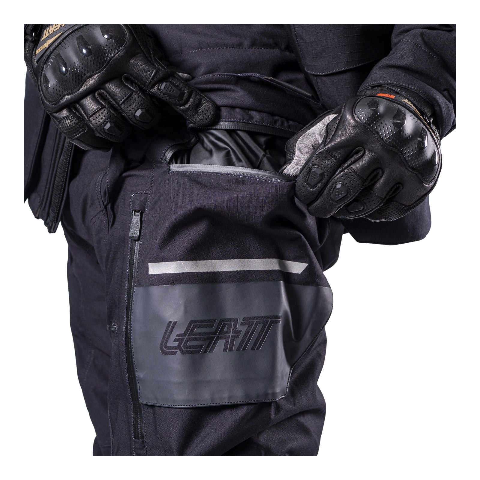 Leatt 7.5 ADV Rally HydraDri Pant - Stealth Black / Grey