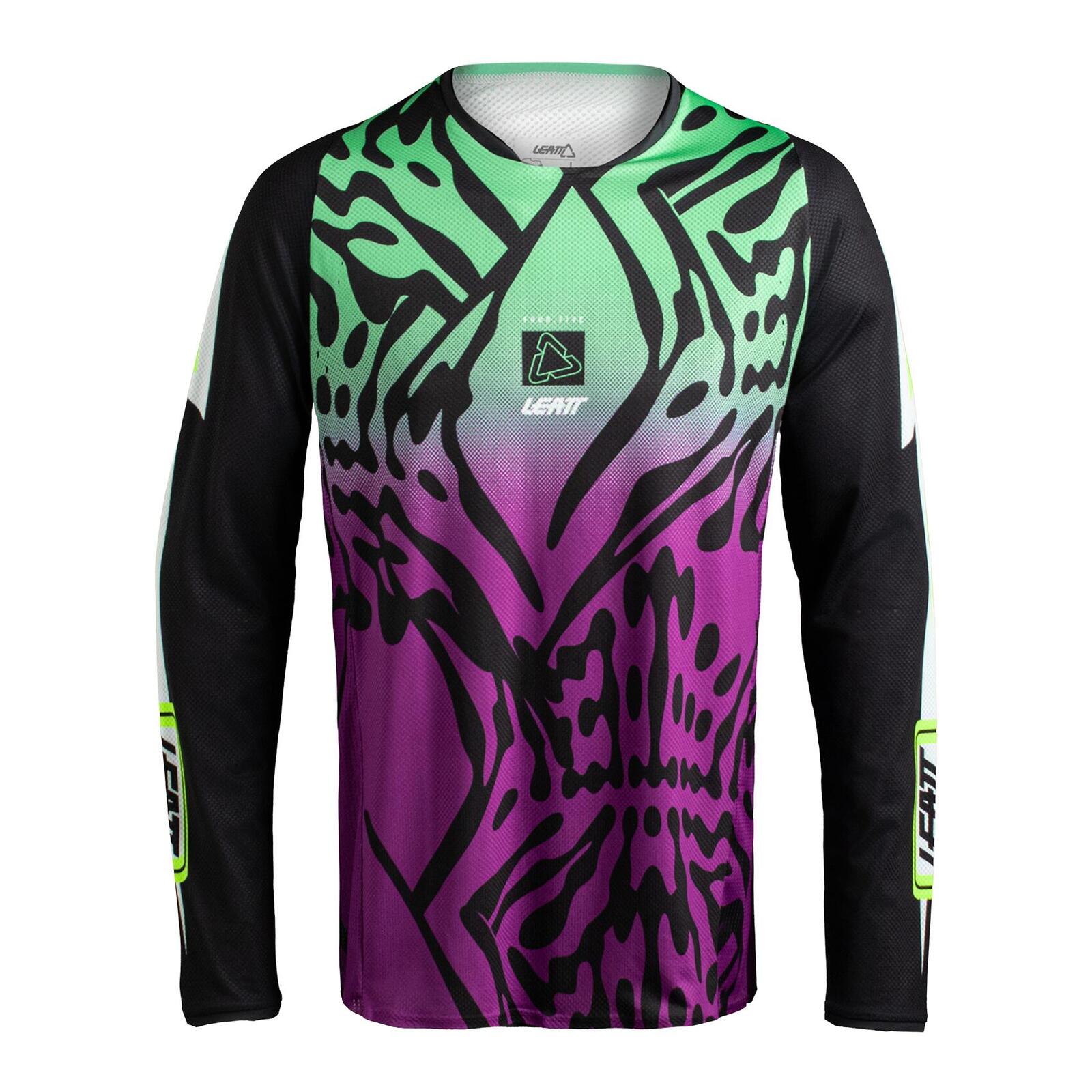Leatt 4.5 Lite Jersey - Leopard Purple